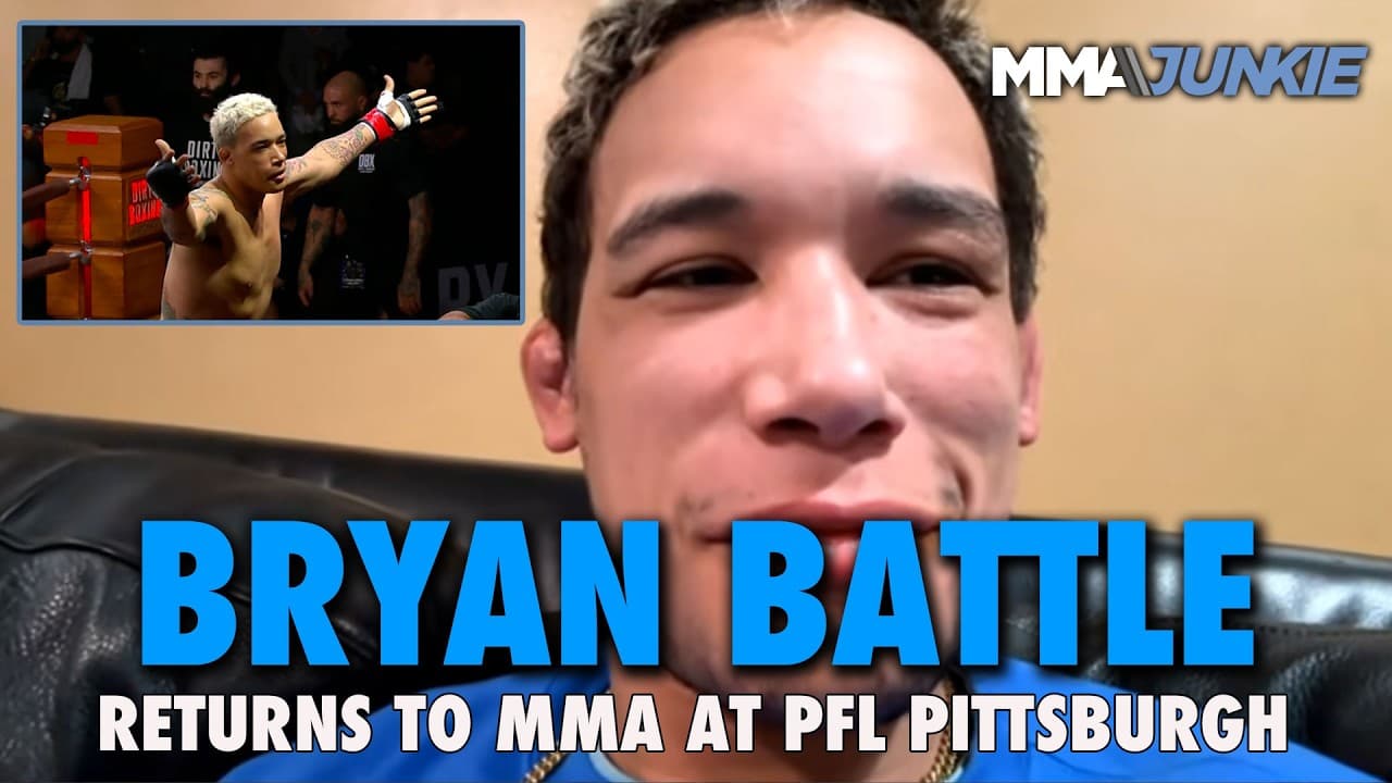Bryan Battle: I'm the A-side in Johnny Eblen fight, 'the big draw' | PFL Pittsburgh