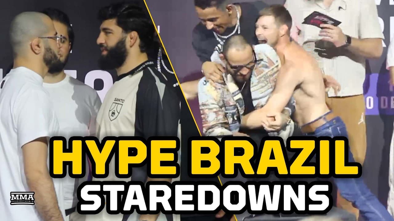 Hype Brazil Staredowns | Arman Tsarukyan vs. Muhammad Mokaev, Bryce Mitchell vs. Jean Silva, More