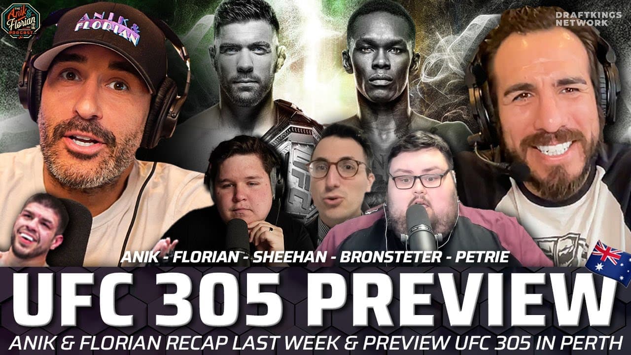 🔴 UFC 305 Preview with Aaron Bronsteter & Sean Sheehan - Du Plessis vs Adesanya Picks | A&F. 505