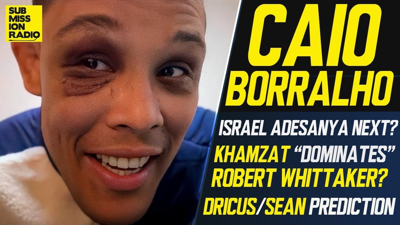 Caio Borralho Believes Khamzat "Dominates" Rob, Predicts He's "Definitely Going to Finish" Adesanya!