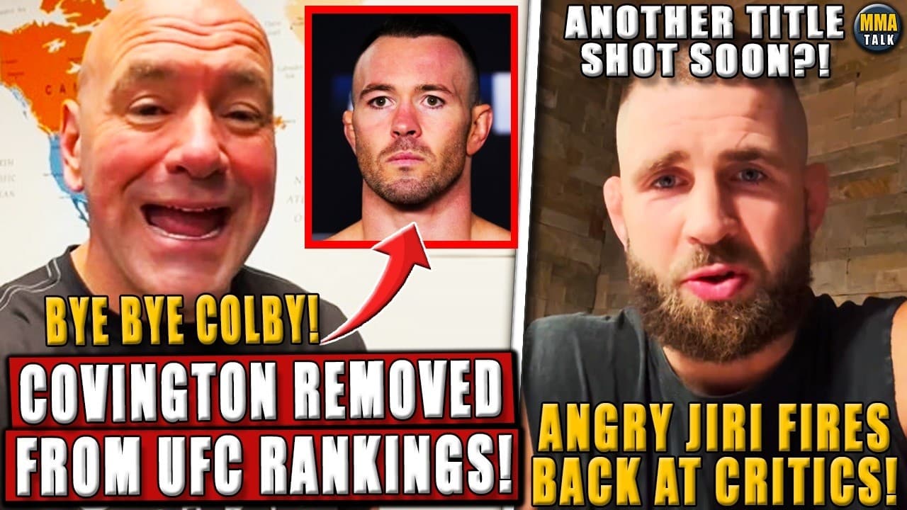 Colby Covington REMOVED from UFC rankings! Prochazka FIRES BACK at critics! Ankalaev vs. Rountree?