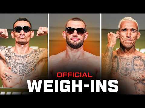 Holloway vs Oliveira 2 Weigh-Ins | UFC 326