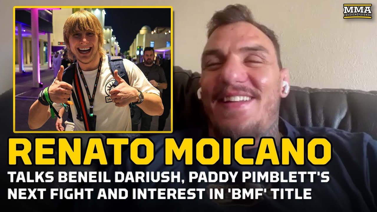 Renato Moicano Open to Max Holloway Fight Next, Paddy Pimblett Still 'Easy Money' - MMA Fighting