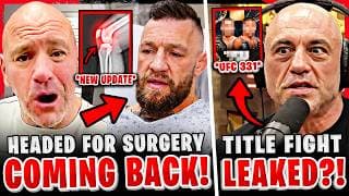 NEW DETAILS EMERGE of Conor McGregor SURGERY + RETURN! UFC 331 TITLE fight LEAKED!? Joe Rogan