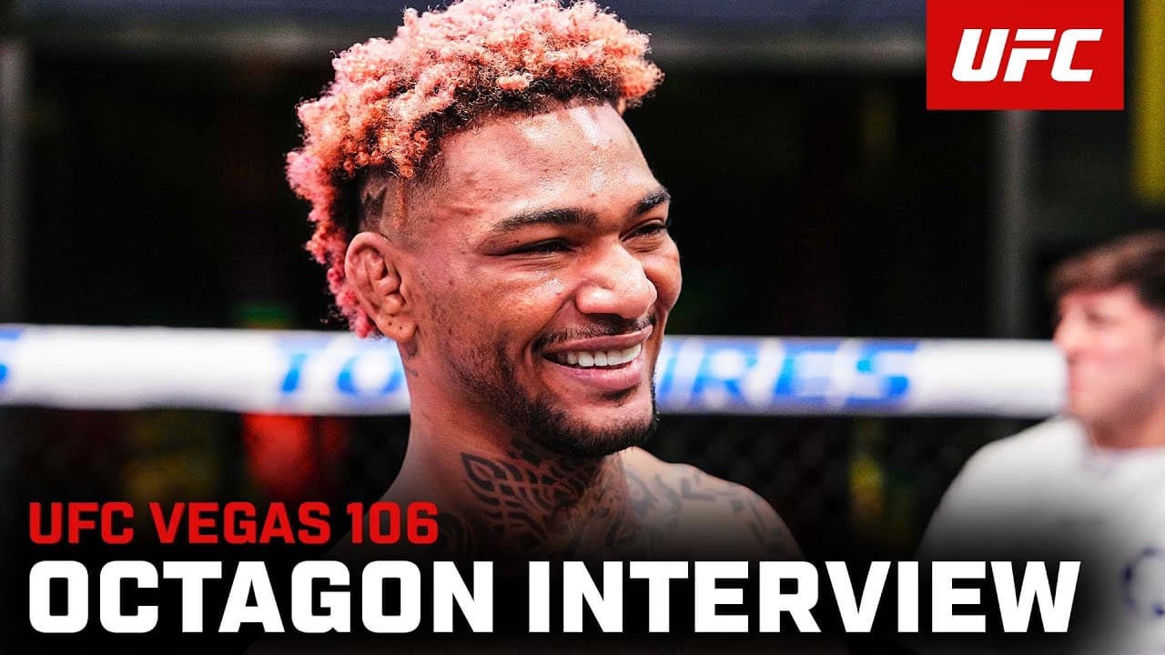 Michael Morales Octagon Interview | UFC Vegas 106