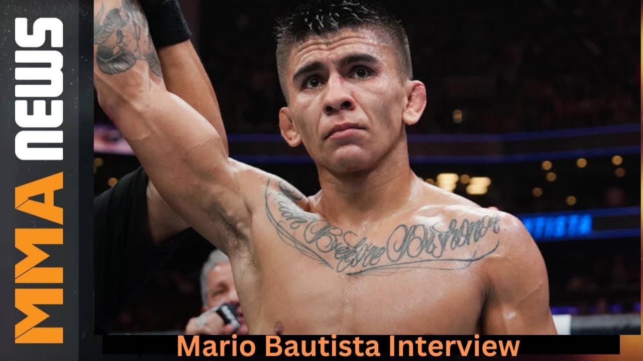 Mario Bautista previews UFC 307 matchup with Jose Aldo
