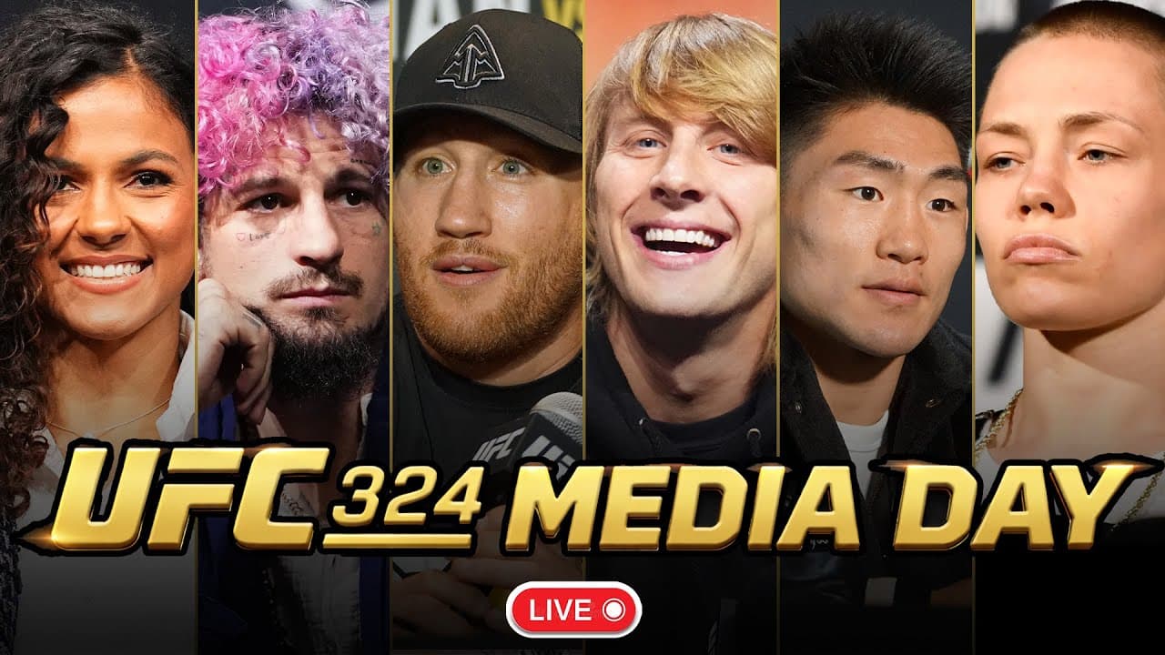 UFC 324: Gaethje vs. Pimblett Media Day LIVE Stream | MMA Fighting