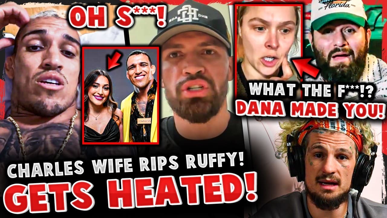 Charles Oliveira's WIFE GOES OFF on Mauricio Ruffy! Sean O'Malley & Jorge Masvidal RESPOND to Ronda!
