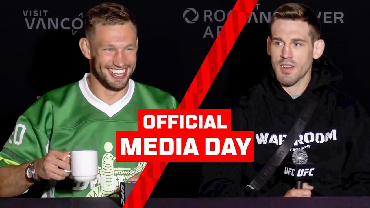 I'm Always Going to See If I Can Choke a Guy Out 😤 | UFC Vancouver Media Day