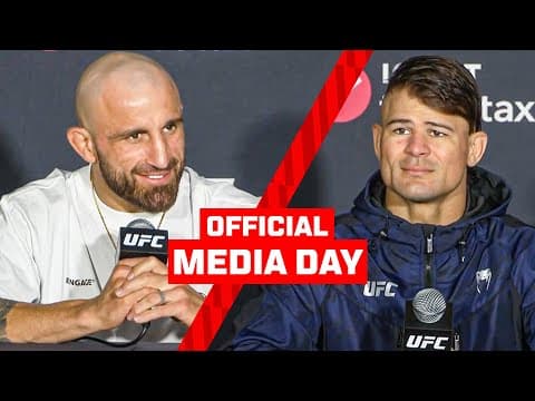 I Can't Wait To Get My Belt Back! 📣 | UFC 314 Media Day