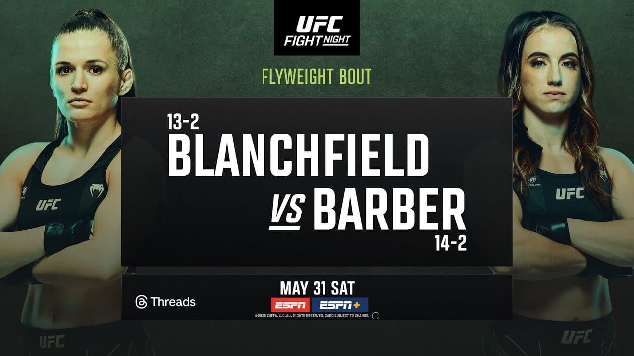 UFC Vegas 107: Blanchfield vs Barber - May 31th | Fight Promo