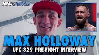 Max Holloway on Conor McGregor's talk before UFC 329: 'Just please show up'