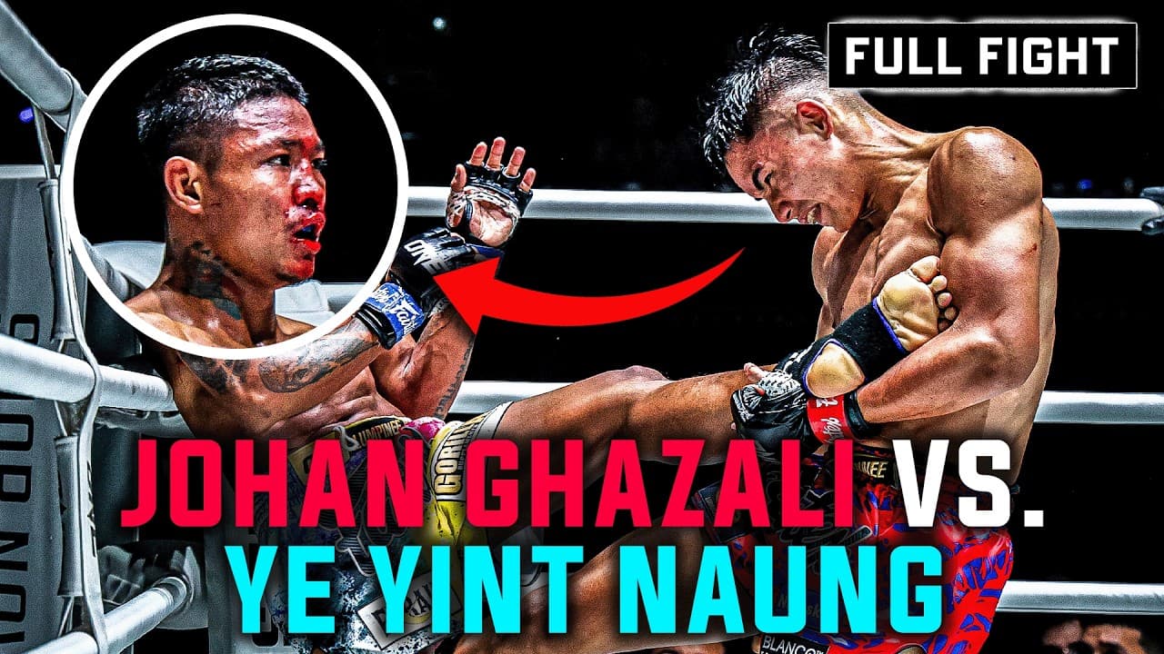 Unmatched POWER 🥊🔥 Johan Ghazali 🇲🇾🇺🇸 vs. Ye Yint Naung 🇲🇲 | Muay Thai Full Fight