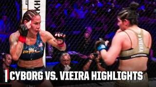 PFL Tampa: Cris Cyborg vs. Ketlen Vieira HIGHLIGHTS | ESPN MMA