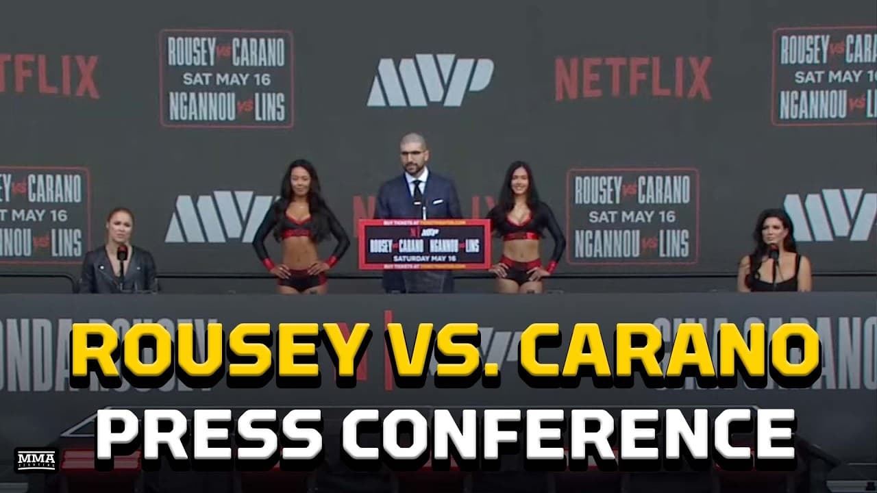 Ronda Rousey Vs. Gina Carano Press Conference - MMA Fighting