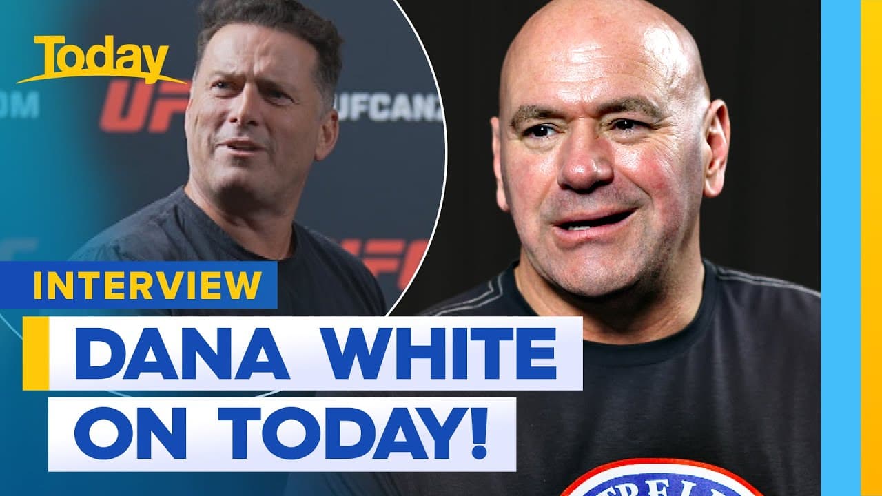 Dana White catches up with Today | Today Show Australia