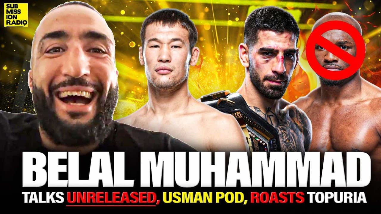 Belal Muhammad Talks Lost Usman Tapes, Roasts Topuria, Responds to Conor and Previews Shavkat!