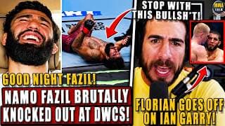 The CONTROVERSIAL Namo Fazil VICIOUSLY KNOCKED OUT at DWCS! Kenny Florian GOES OFF on Ian Garry! DC