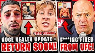 Ilia Topuria HEALTH UPDATE + RETURN DATE! Dana White CUTS FIGHTER from UFC! Sean Strickland GOES OFF