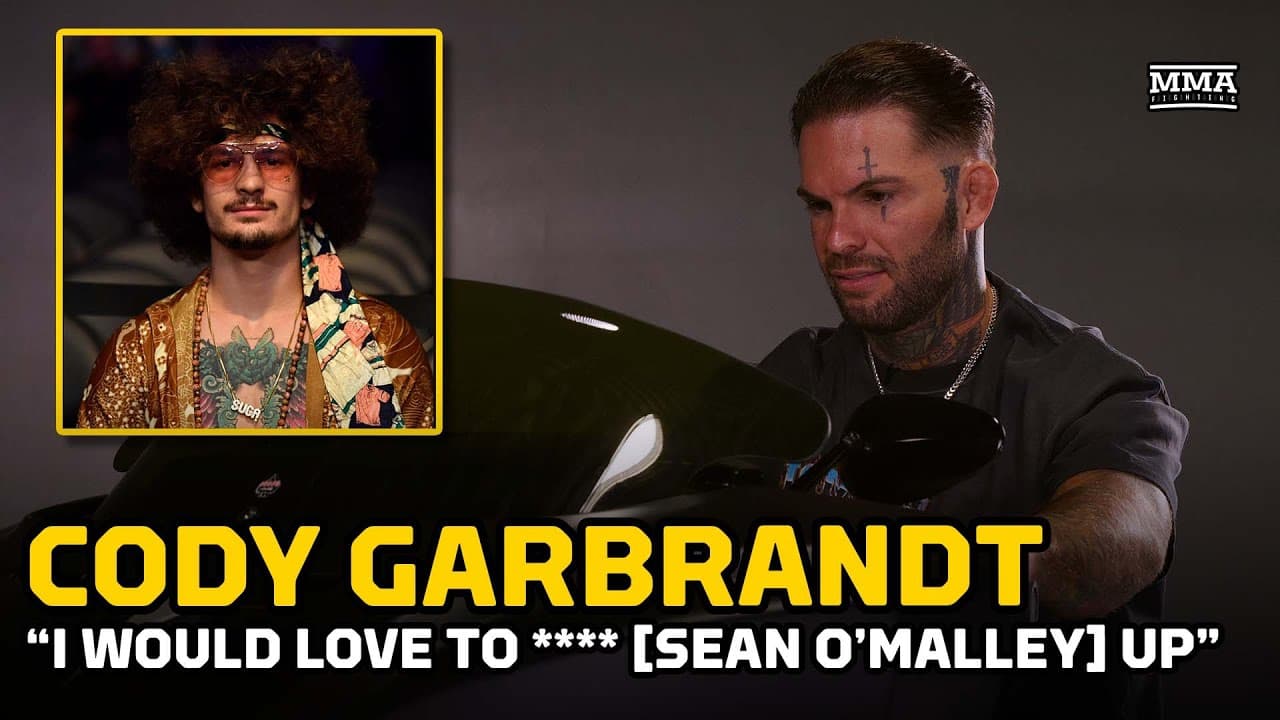 Cody Garbrandt REACTS To Sean O'Malley's Comments , Getting Custom Indian Motorcycle - MMA Fighting