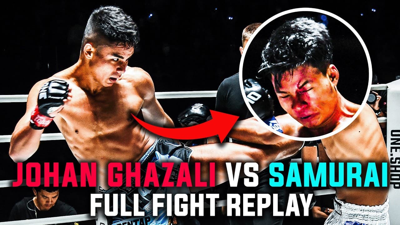 Relentless PRESSURE 🧨 Johan Ghazali vs. Samurai | Muay Thai Full Fight