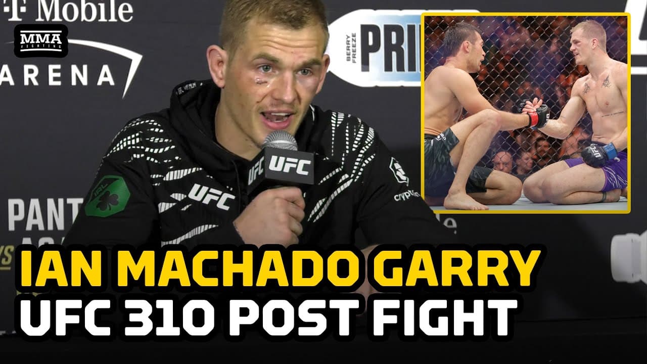 Ian Machado Garry Reacts To Loss To Shavkat Rakhmonov: 'I Showed He's Human' | MMA Fighting