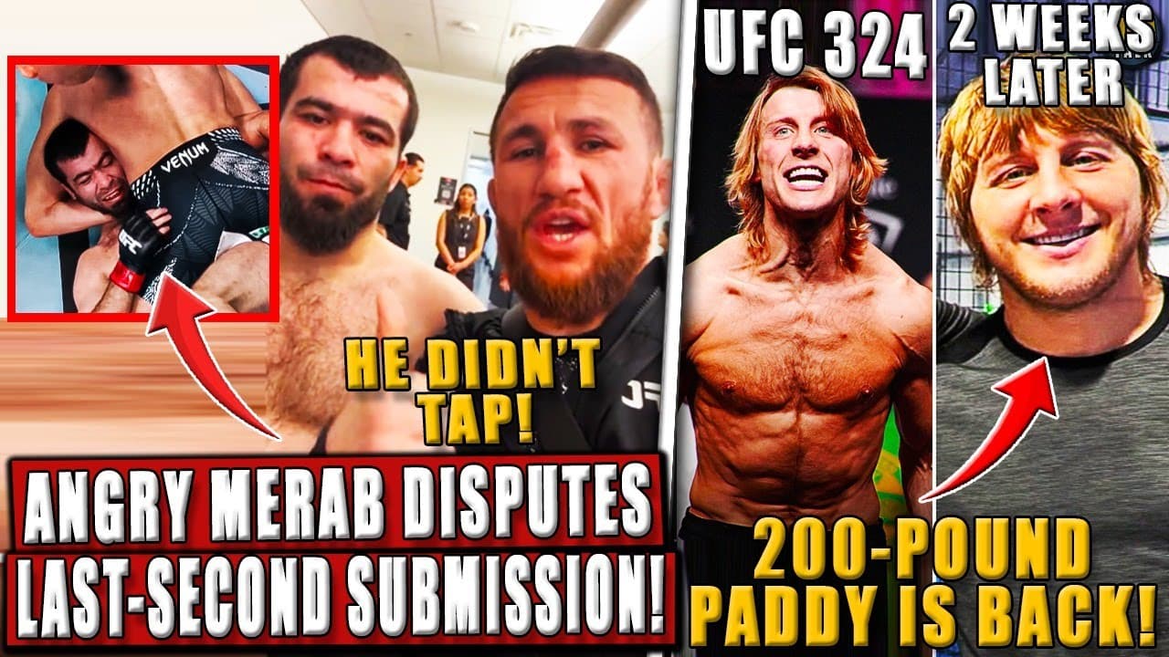 ANGRY Merab DISPUTES last-second DRAMATIC SUBMISSION! Paddy BACK TO NORMAL; Morales SLAMS Ian Garry!