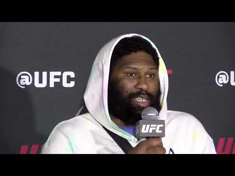 Curtis Blaydes stops by talks future opponent at UFC Fight Night Denver