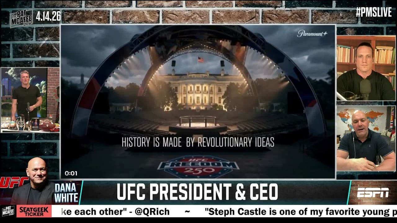 Dana White shares what it's like to plan a fight LIVE ON AIR 🎥 | The Pat McAfee Show