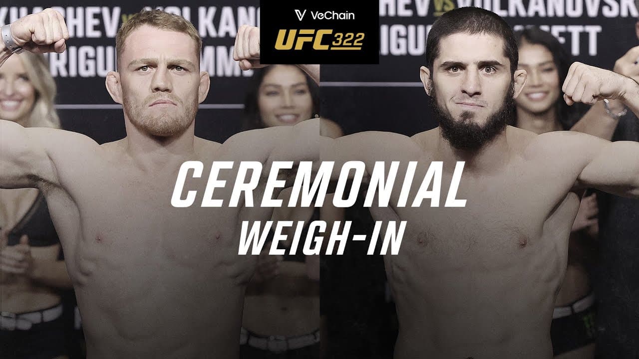 VeChain UFC 322: Ceremonial Weigh-In