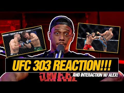Jamahal Hill - UFC 303 Reaction and Interaction with Alex Pereira!!!