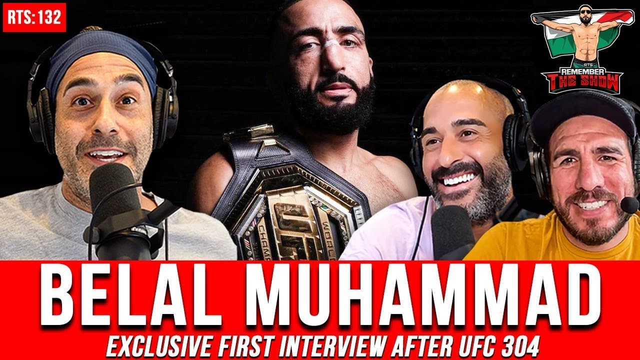 Belal Muhammad's First Interview after UFC 304 with Jason Anik, Jon Anik & Kenny Florian | RTS. 132