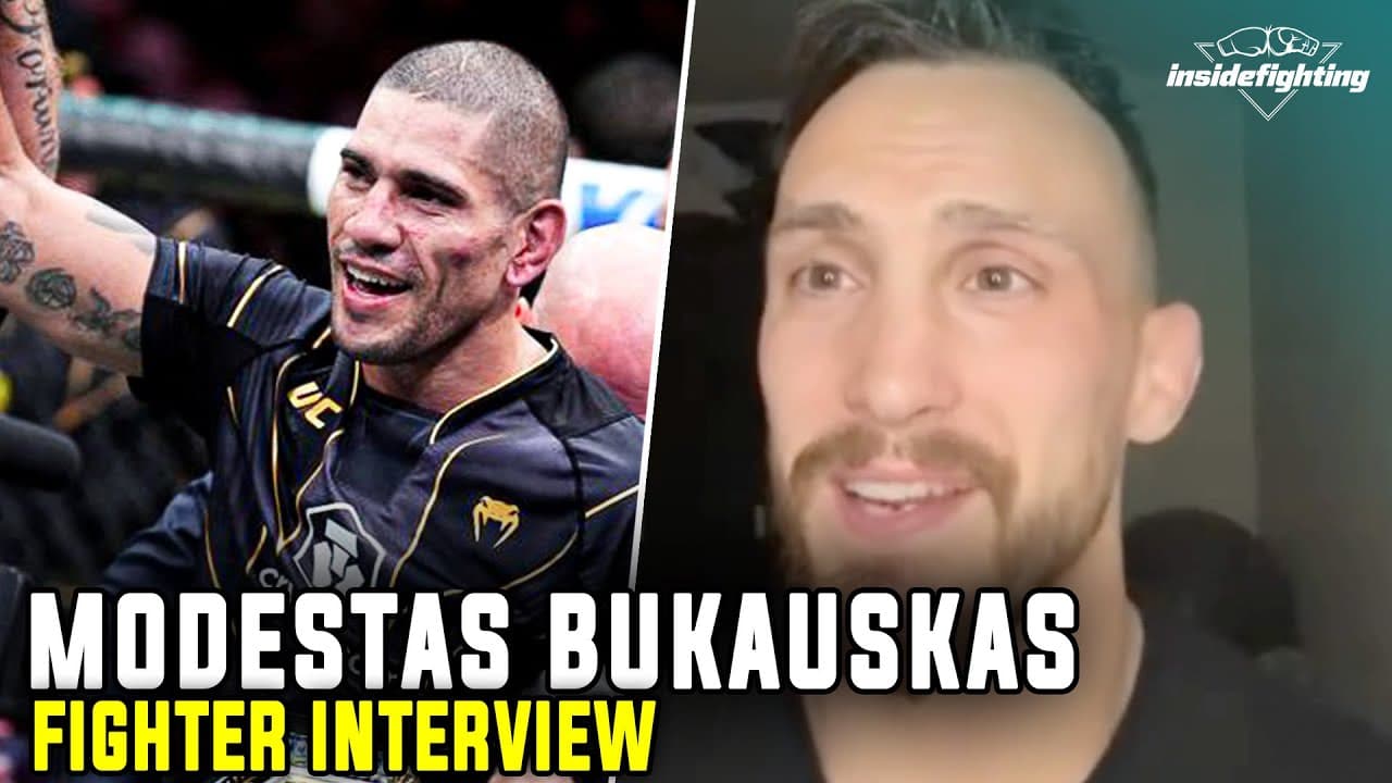 Modestas Bukauskas says Alex Pereira's rise has been inspirational, talks training with Tom Aspinall