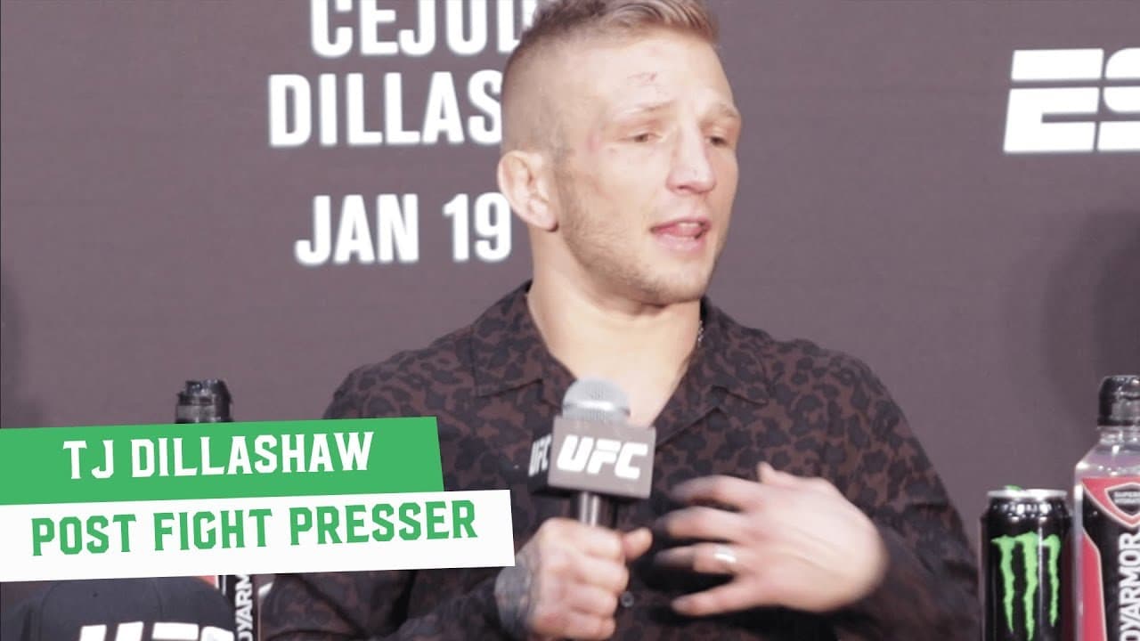 TJ Dillashaw furious at Post Fight Press Conference: "Henry Cejudo didn't win"
