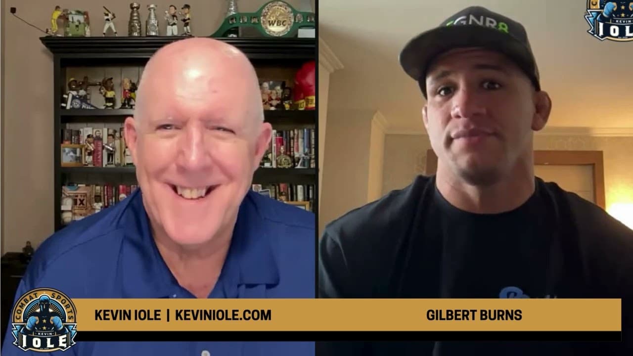 Gilbert Burns talks about making one last title run before he hangs the gloves up