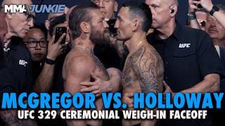 Conor McGregor vs. Max Holloway final faceoff for UFC 329 rematch