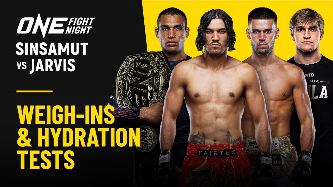 🔴 [Live in HD] ONE Fight Night 41: Sinsamut vs. Jarvis | Weigh-ins & Hydration Tests