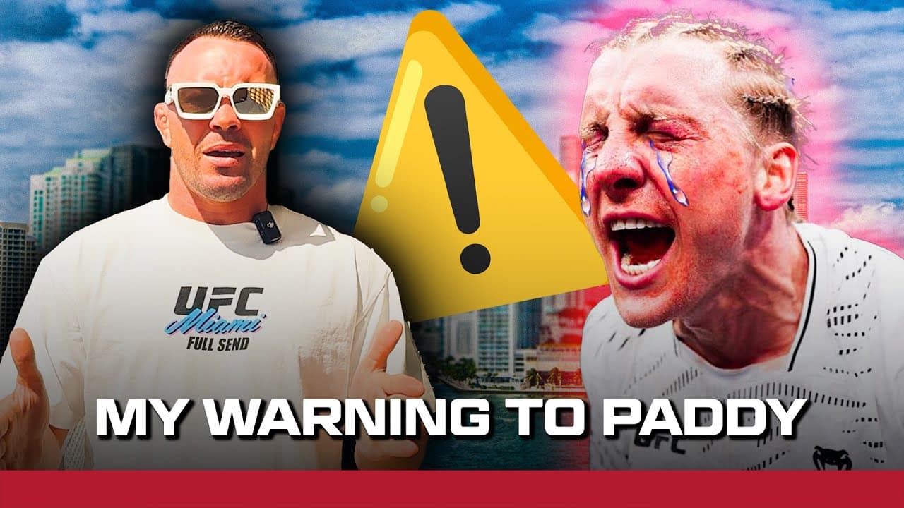 Colby Covingtons WARNING to Paddy Pimblett