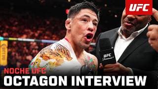 Brandon Moreno Octagon Interview | Noche UFC