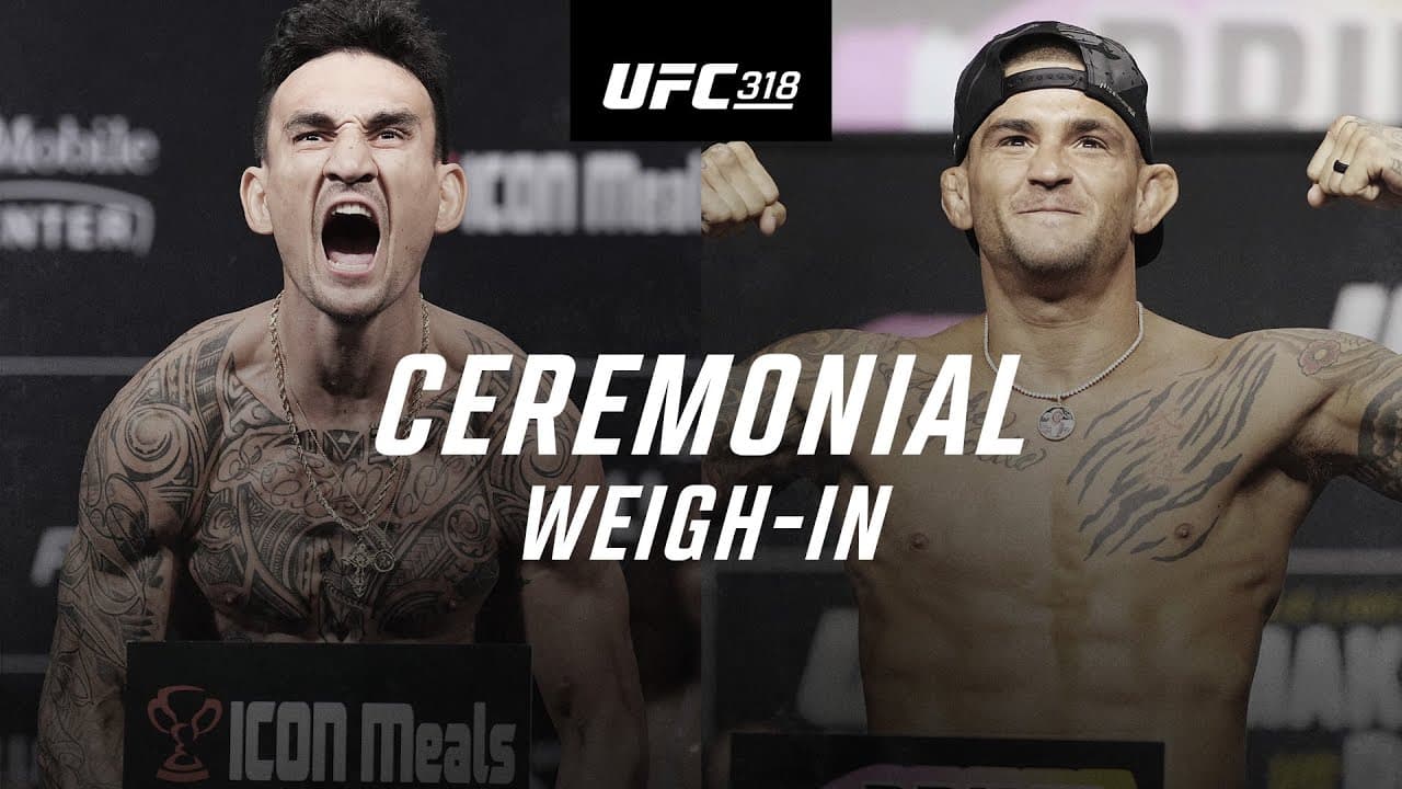 UFC 318: Ceremonial Weigh-In