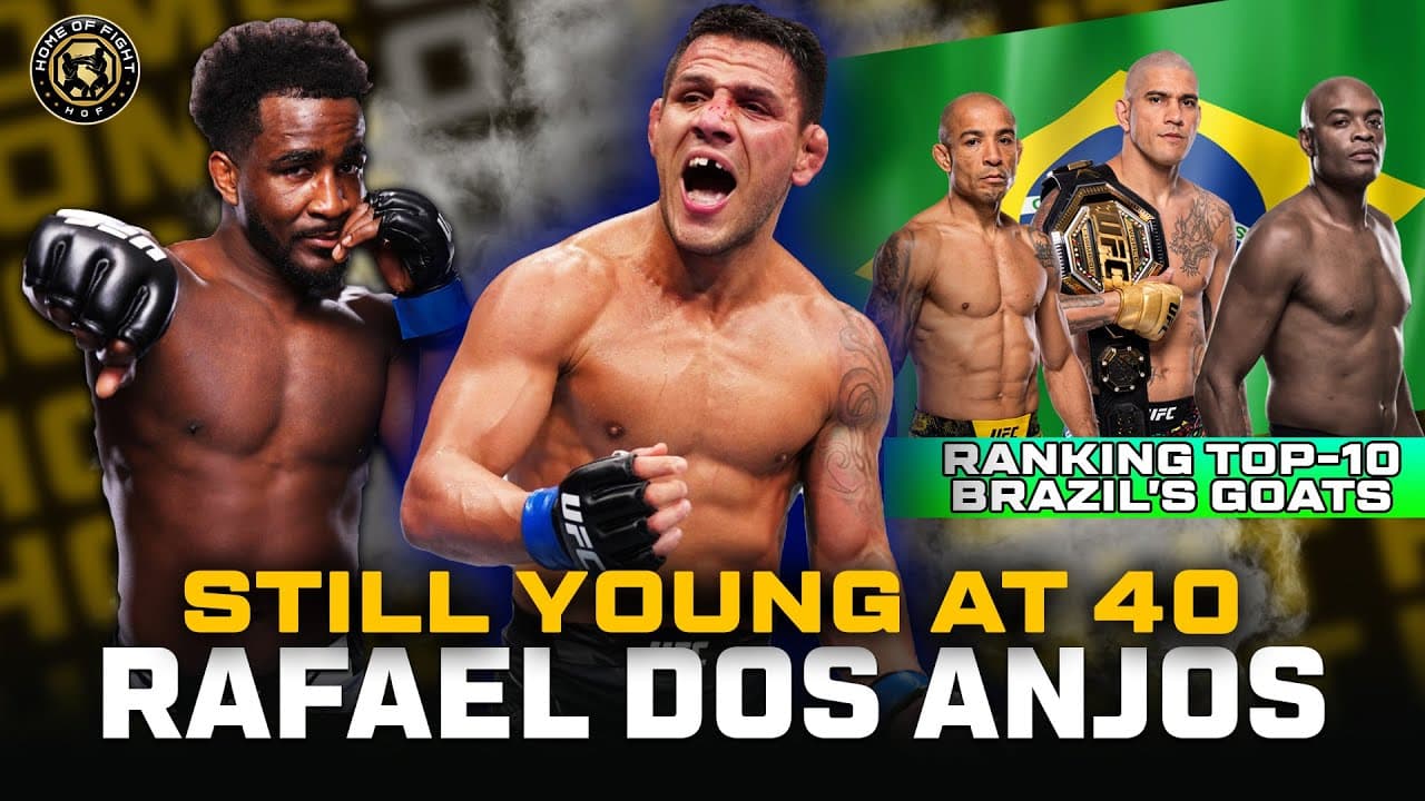 RAFAEL DOS ANJOS: Fighting on His 40th Birthday & Ranking Brazilian GOATs!