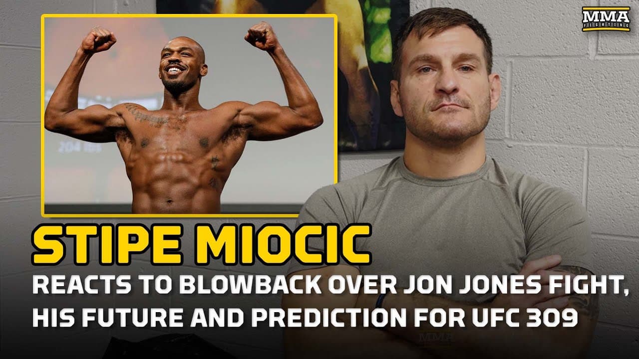 Stipe Miocic Reacts to Criticism Over Jon Jones UFC 309 Fight - MMA Fighting