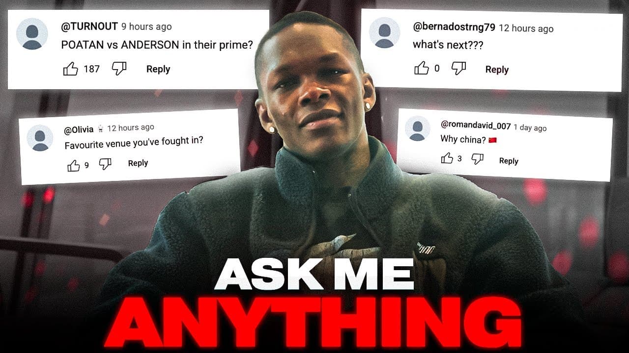 Israel Adesanya on Whats Next, Legacy, Prime Silva vs Prime Poatan, Anime, Gaming & More | AMA