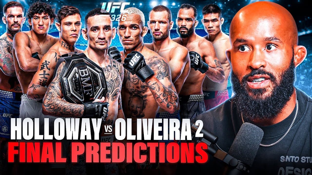 HOLLOWAY vs OLIVEIRA 2 FINAL PREDICTIONS | WHO WINS BMF REMATCH?!