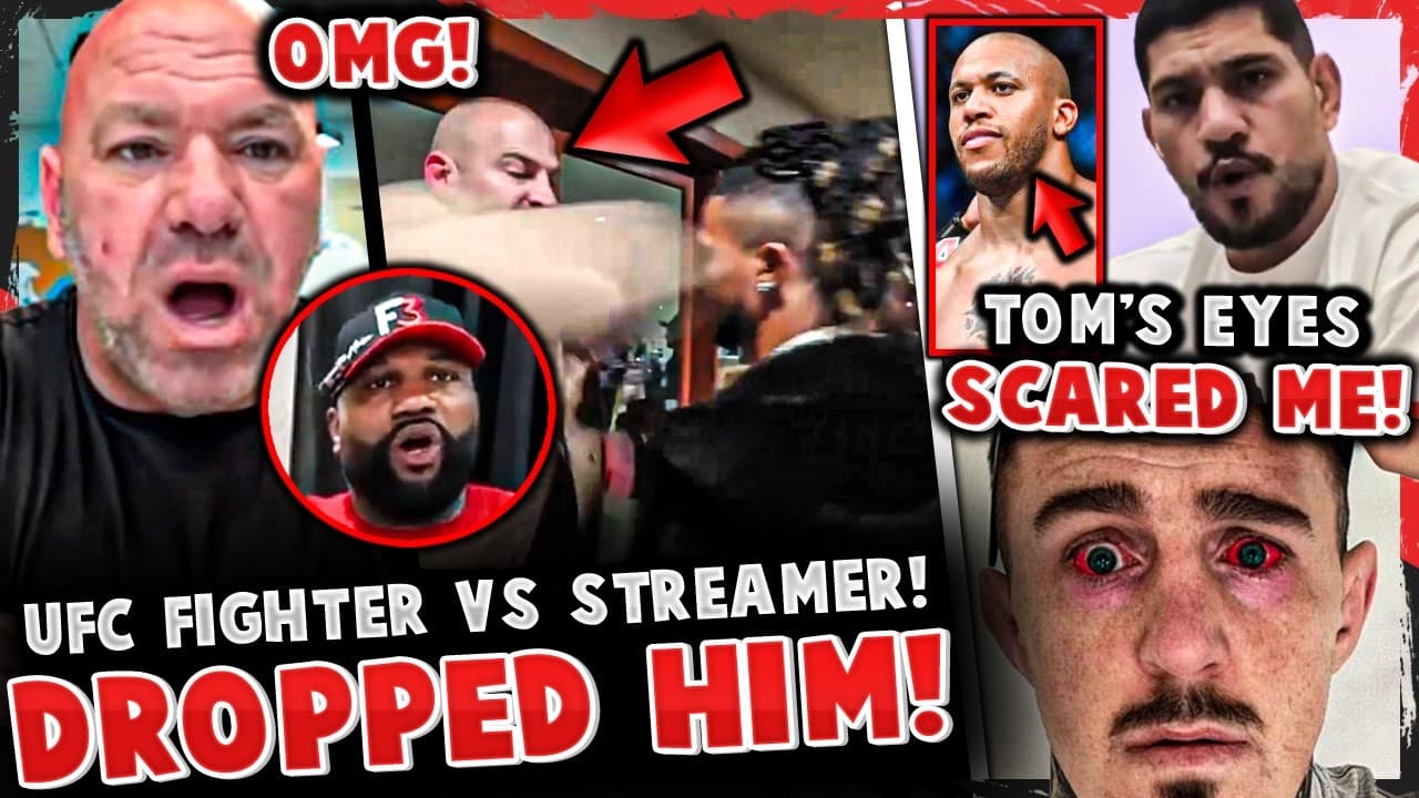 Dana White WATCHED EX-UFC Fighter KNOCKOUT STREAMER at RAMPAGE'S HOUSE! Alex Pereira & Tom Aspinall!