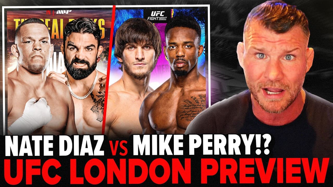 NATE DIAZ RETURNS vs MIKE PERRY?! + UFC London Preview!
