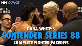 Dana White's Contender Series 88 full card faceoffs