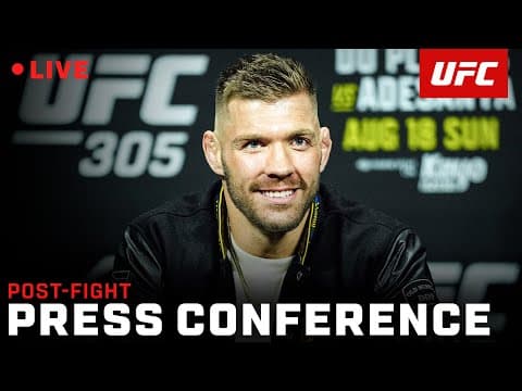 🔴 UFC 312: Post-Fight Press Conference
