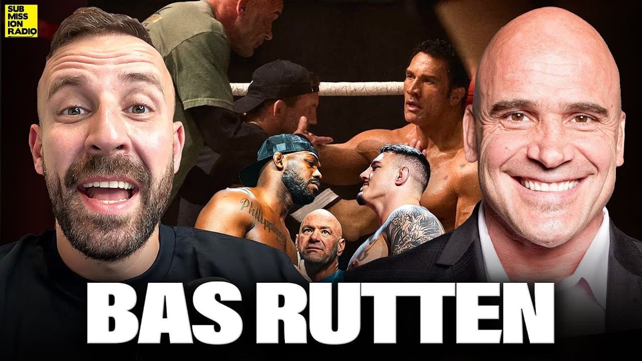EXCLUSIVE: Bas Rutten on Jones/Aspinall, Islam/JDM, Epic Career, Working with The Rock, Mark Kerr!