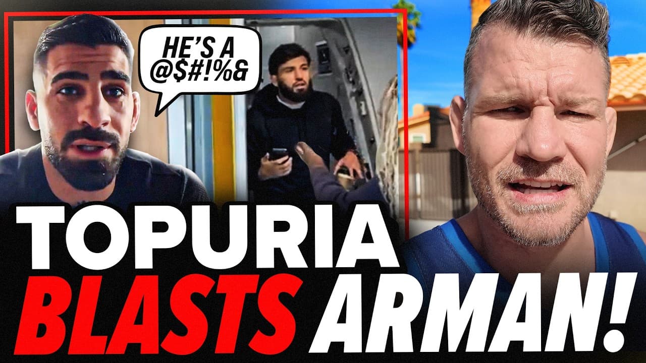 Ilia Topuria BLASTS Arman Tsarukyan 😳 “He’s DUMB!” | BISPING REACTS
